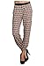 G2 Chic Women's Printed Harem Jogger Pant with Elastic Waist