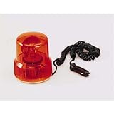 Emergency Amber Magnetic-Mount Rotary Beacon Light
