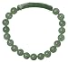 Personal Health Care : 8mm Green Aventurine Stretch Bracelet w/ Carved Dragon Bar, 7 1/2'