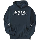 Hoodie Mens Navy Blue " ASIA Off-Roading " Sports