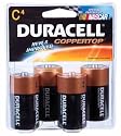 Duracell MN1400B4 C Cell, (4-Pack)