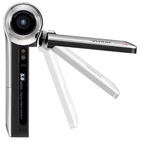 Vivitar DVR525 Digital Camcorder - Silver (5.0 MP, 8x Digital zoom,2.36" ColourLCD Screen,AA Battery)