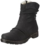 Rieker 79260-00, Damen Fashion Halbstiefel & Stiefeletten, Schwarz (schwarz 00), EU 38