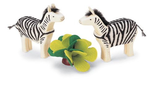Childrens Toyshop  Toys : Pintoy Wooden Zebras