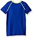 New Balance Boys' Big Short Sleeve Performance Colorblock T-Shirt, Pacific/Toxic, 18-20