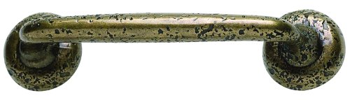 Atlas Homewares 273-BB 3-1/2-Inch Old World Pull, Burnished Bronze