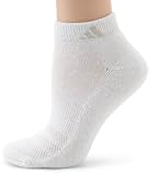 adidas Women's Cushioned Var 3-Pack Low Cut Sock, Shoe Size (5-10)
