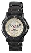 REACTOR Men's 59506 Trident Never Dark Khaki Dial Black Nitride-Plated Sport Watch
