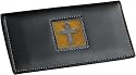 Gold Cross Leather Check Book Cover