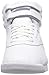 Reebok Women's Freestyle Hi Lace-up Fashion Sneaker,White/White/White,9 M US