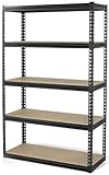 IMAGE OF Gorilla Rack GRZ6-4824-5IMP 5-Shelf 48-by-24-by-72-Inch Shelving Unit, Black