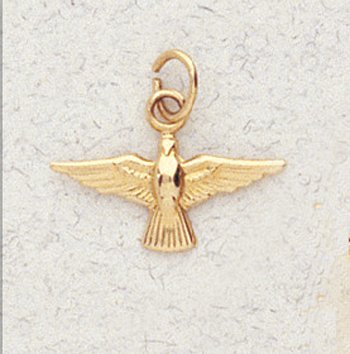 14 Kt Gold Religious Medals – Holy Spirit Confirmation – In a Premium Black Box
