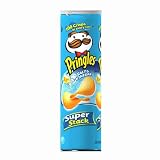 Pringles Potato Crisps Super Stack, Salt & Vinegar, 6.38-Ounce Tubes (Pack of 14)