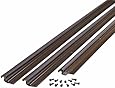M-D Building Products 87783 Compression Weather Stripping with Aluminum Stop, 36-by-84 Inches, Bronze