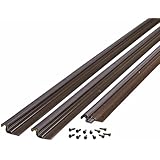 M-D Building Products 87783 Compression Weather Stripping with Aluminum Stop, 36-by-84 Inches, Bronze