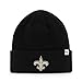 47 Men's Black New Orleans Saints Primary Basic Cuffed Knit Hat
