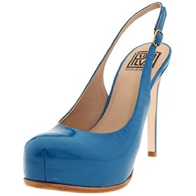 Pour La Victoire Womens Aria Slingback Platform Pump