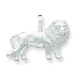 Sterling Silver Lion Charm with 20 inch Sterling Silver Chain