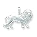 Sterling Silver Lion Charm with 20 inch Sterling