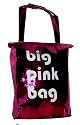 Big Pink Bag in Fuschia Pink -- SwankySwans -- no delivery charges