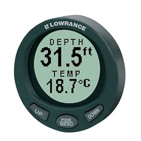 Lowrance LTD - 3800 In - Dash Digital Depth Temp Gauge by 