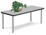 OFM ET2040-GRAY Cocktail Table - 4 Legs - Gray