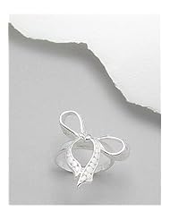 Bow Ring In 92.5 Sterling Silver