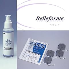ベルフォーマ(Belleforme)敏感肌粘着パッド4枚入り+クリーンショット100ml