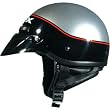AFX Multi Adult FX-7 Harley Cruiser Motorcycle Helmet - Black/Silver