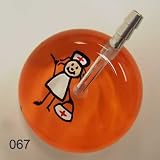 Stick Nurse Ultrascope Stethoscope - Orange Background w/ Adult Head & Yellow Tubing