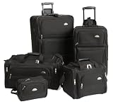 Samsonite 5 Piece Nested Luggage Set, Black $93.74