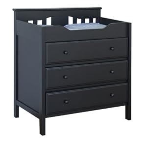 DaVinci Roxanne 3-Drawer Changer in Ebony