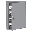 PM Company SecurIT 100 Hook Steel Key Cabinet, 17 3/8-Inches x 3 1/8-Inches x 22 3/8-Inches, Gray, 1/Carton (04984)