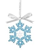 Wedgwood Blue & White Snowflake Ornament