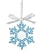 Wedgwood Blue & White Snowflake Ornament