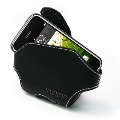 Incipio Hipster Leather Pouch Case for iPhone 1G (Black)