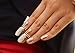 Demarkt 2pcs Women's Nail Rings Flower Design Finger Tip Rings