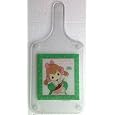 Adorable PRECIOUS MOMENTS Clear Acrylic Cutting Board IT'S OKAY TO FUDGE A LITTLE 14
