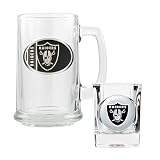 Oakland Raiders - NFL Boilermaker Mug & Shot Gift Set