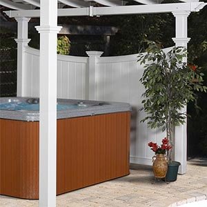 41bZhWOMzFL Vinyl Pergola Privacy Panel Designed to Fit Only the New England and Bellagio Pergolas