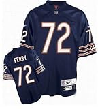 Chicago Bears NFL Jersey William Perry #72 Blue Throwback Jersey (48/M)