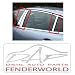 JAGUAR XF 09 2009 CHROME PILLAR POSTS 6PC Image