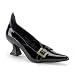 Sexy High Heel Shoes 2 1/2 Inch Womens Pumps Witch Costume Accessory Halloween Black