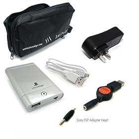 Sony PSP High Capacity Portable Battery Charger Home Starter Kit (Silver) [FREE SHIPPING]