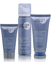 Lancome Homme Ready To Go Skin Care Travel Set 3 Piece Set
