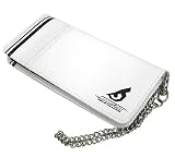BAD BOY《バッドボーイ》プリーツロングウォレット白（長財布）/ウォレットチェーン付き
