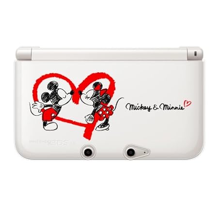 【3DS LL用】任天堂公式ライセンス商品 ディズニーキャラクター TPUカバー for ニンテンドー3DS LL ミッキー&ミニー(ハート)