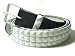 MENS/WOMENS X-LARGE (42-44) WHITE STUDDED BLACK PUNK BELTS