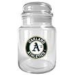 Oakland Athletics 31oz Glass Candy Jar - Primary Logo MLB Baseball