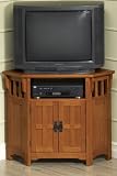 Review Home Decorators Collection  / 2-door Corner Tv Stand 2-door Dark Oak